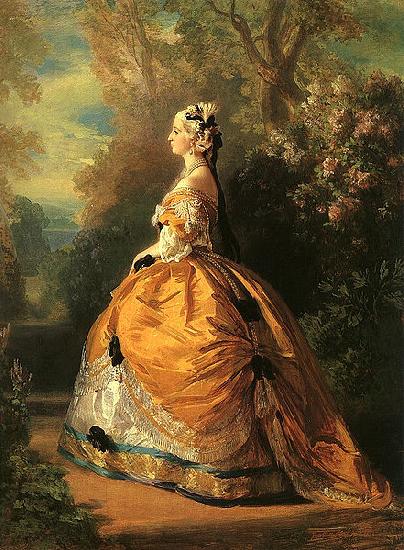 Franz Xaver Winterhalter The Empress Eugenie oil painting picture